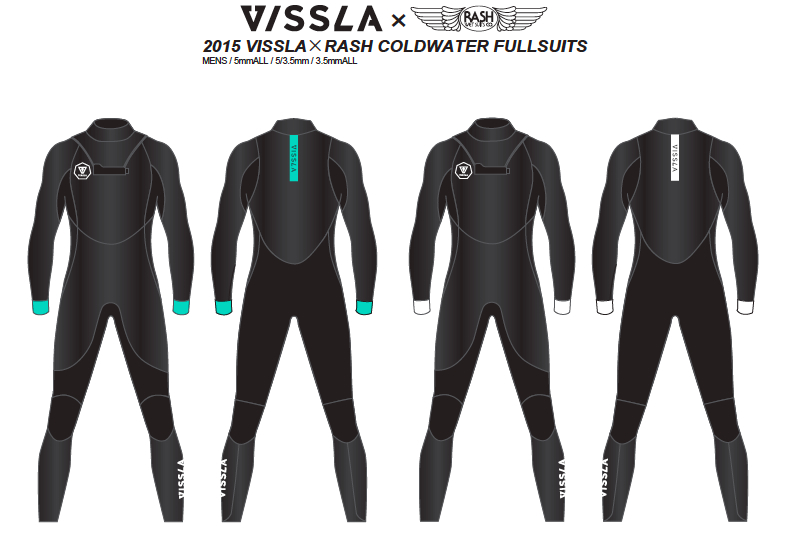  海外ブランド  VISSLA ウェットスーツ 新品 サーフィン